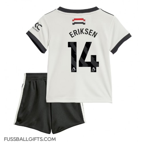 Manchester United Christian Eriksen #14 Fußballbekleidung 3rd trikot Kinder 2024-25 Kurzarm (+ kurze hosen)